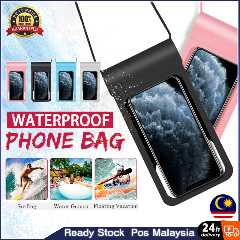 Universal Smartphone Bag Waterproof Case Phone Pouch Dry Bag for Outdoor Diving Swimming Surfing Fishing 防水手机袋 潜水袋