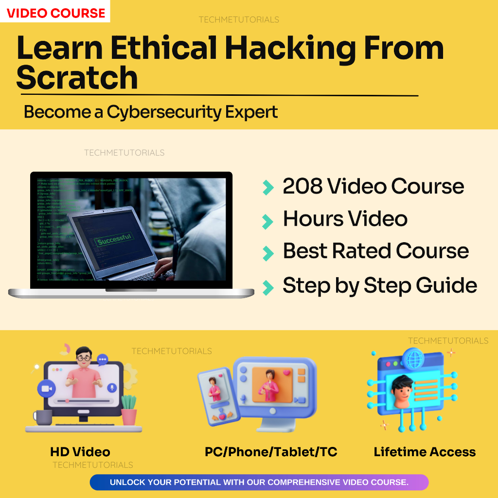 Learn Ethical Hacking From Scratch - Become a Cybersecurity Expert