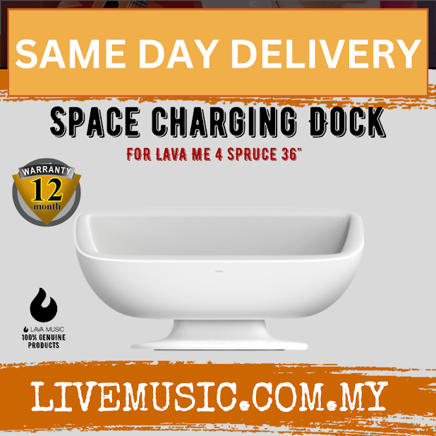 Lava Me 4 Spruce Charging Dock For 36" Guitar - Space White