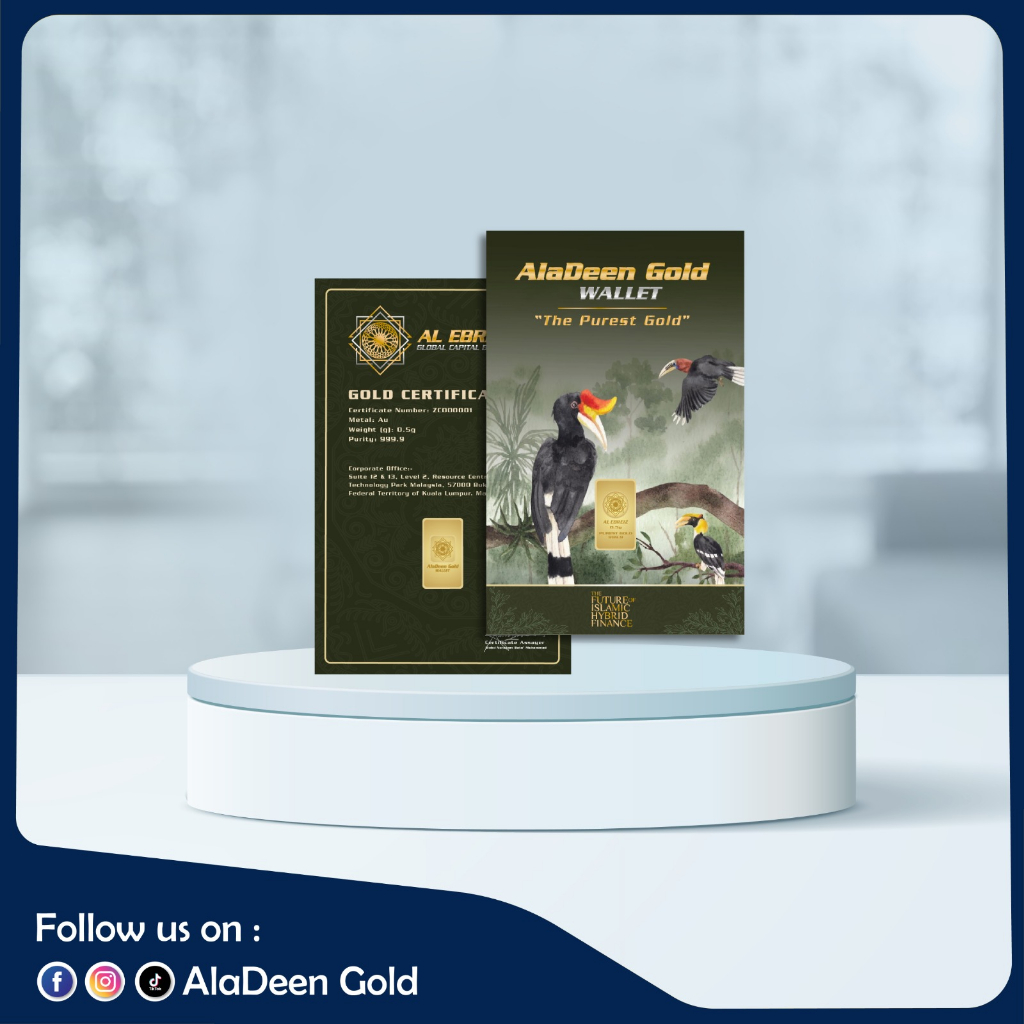 AlaDeen Gold®️ 0.5gram Exclusive Gold Bar 999.9Au Malaysia Day 2022 Series (The&hellip;