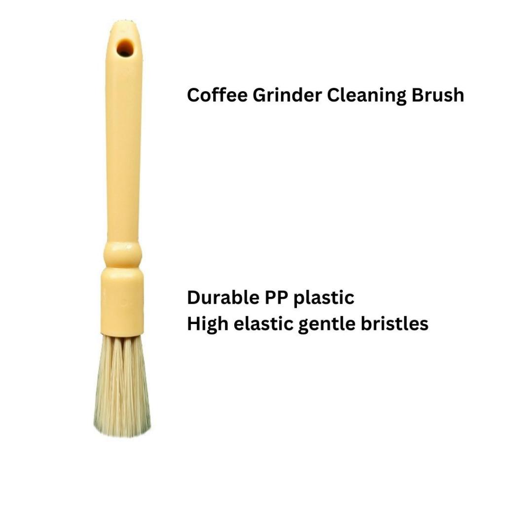 Coffee Bean Grinder Brush Cleaning Tool with Handle for Espresso Machine Clean Barista Powder Home Kitchen 磨豆机清洁刷