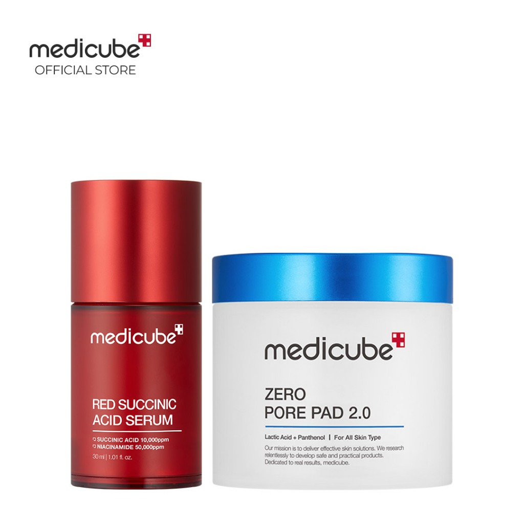 Medicube Acne Fighter (Zero Pore Pad 2.0 + Red Succinic Acid Acne Serum)