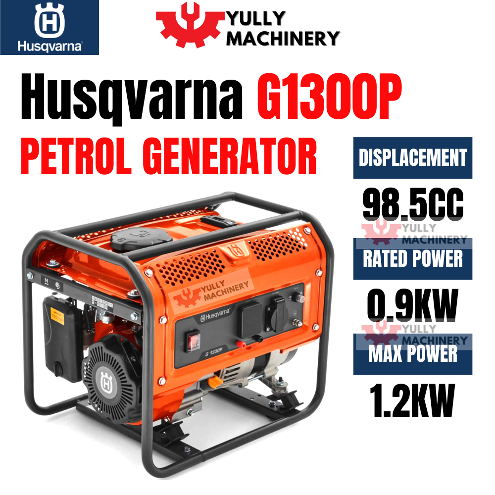 HUSQVARNA G1300P Portable Petrol Generator