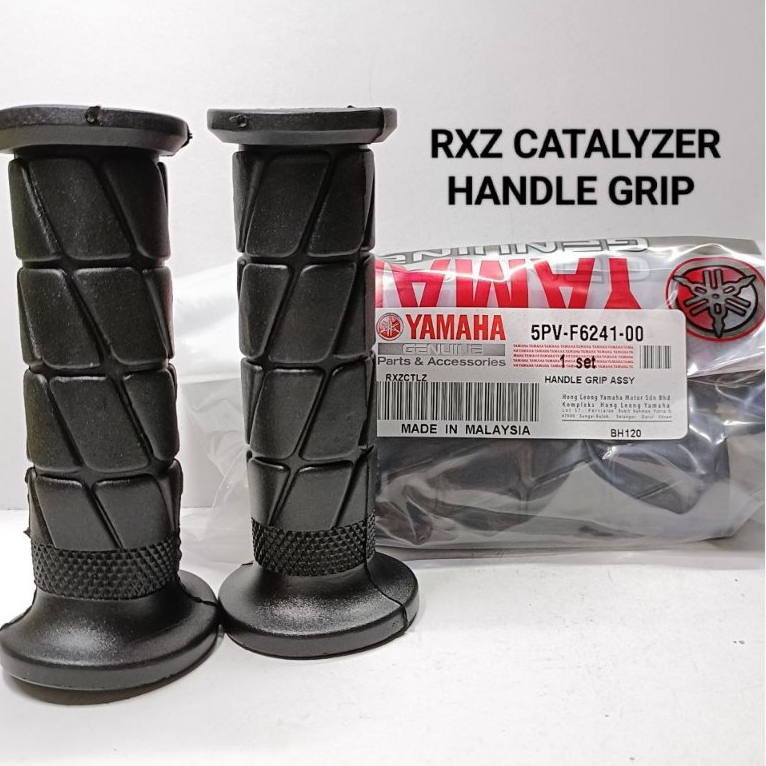 YAMAHA RXZ CTZL RXZ CATALYZER HANDLE GRIP SARUNG TANGAN GETAH HANDLE SARUNG GLOVE 1SET HONG LEONG YAMAHA HIGH QUALITY