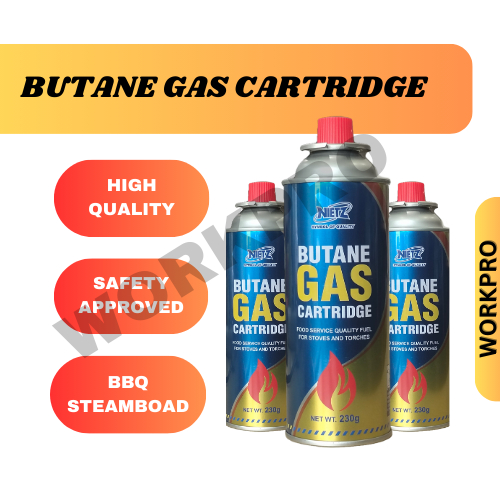 Butane Gas / Cartridge Portable / Dapur Gas Tin / Gas Refill