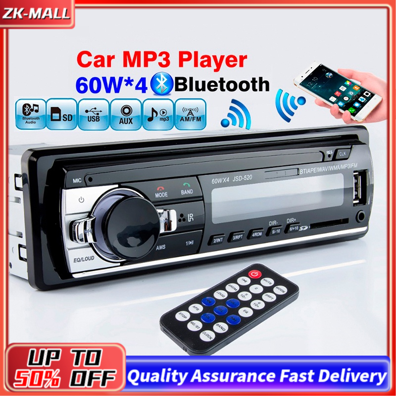 Car radio MP3 Android Auto Player Wireless Carplay 1 Din Stereo FM Audio Digital Bluetooth Transmitter Music USB SD
