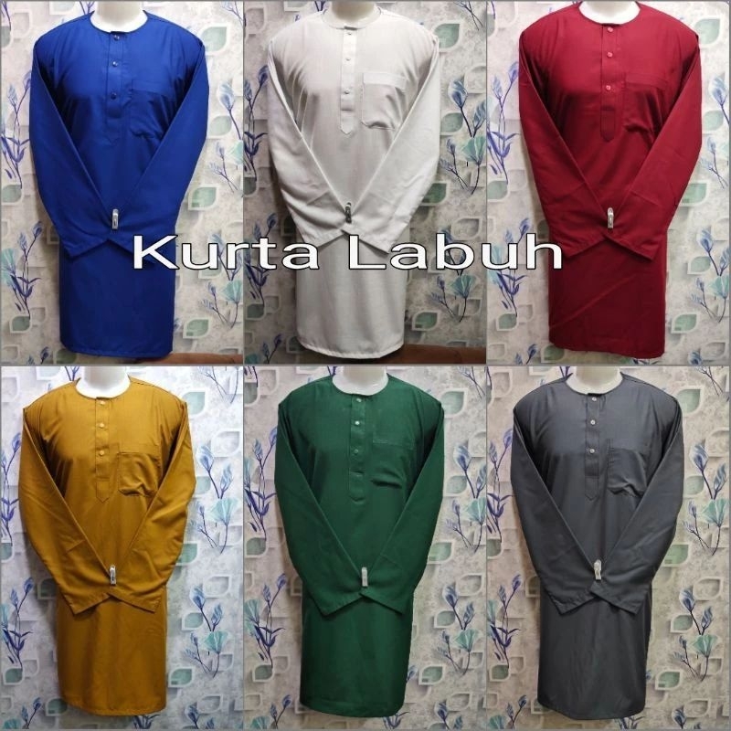 KURTA LABUH EXCLUSIVE AL SABAH KAIN SEJUK DAN SELASA
