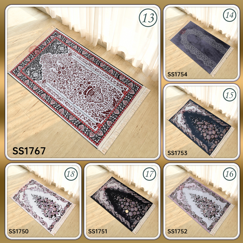 Sejadah Murah Prayer Rug Soft velvet Sajadah turkey Kiswah Pintu Kaabah Dari Mesir hantaran Raudah Egypt