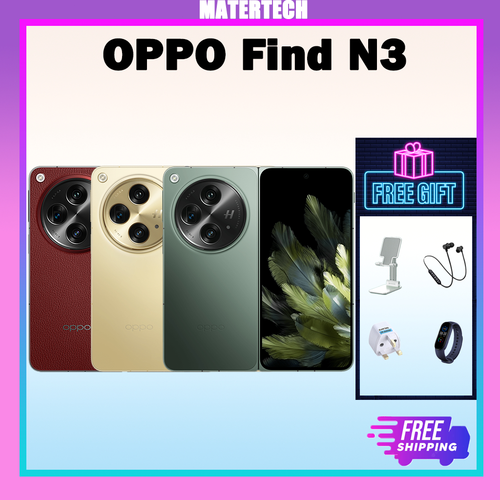 OPPO Find N3 Snapdragon 8 Gen 2 Foldable LTPO3 OLED Hasselblad Color Calibration 67W Fast Charging Dual SIM
