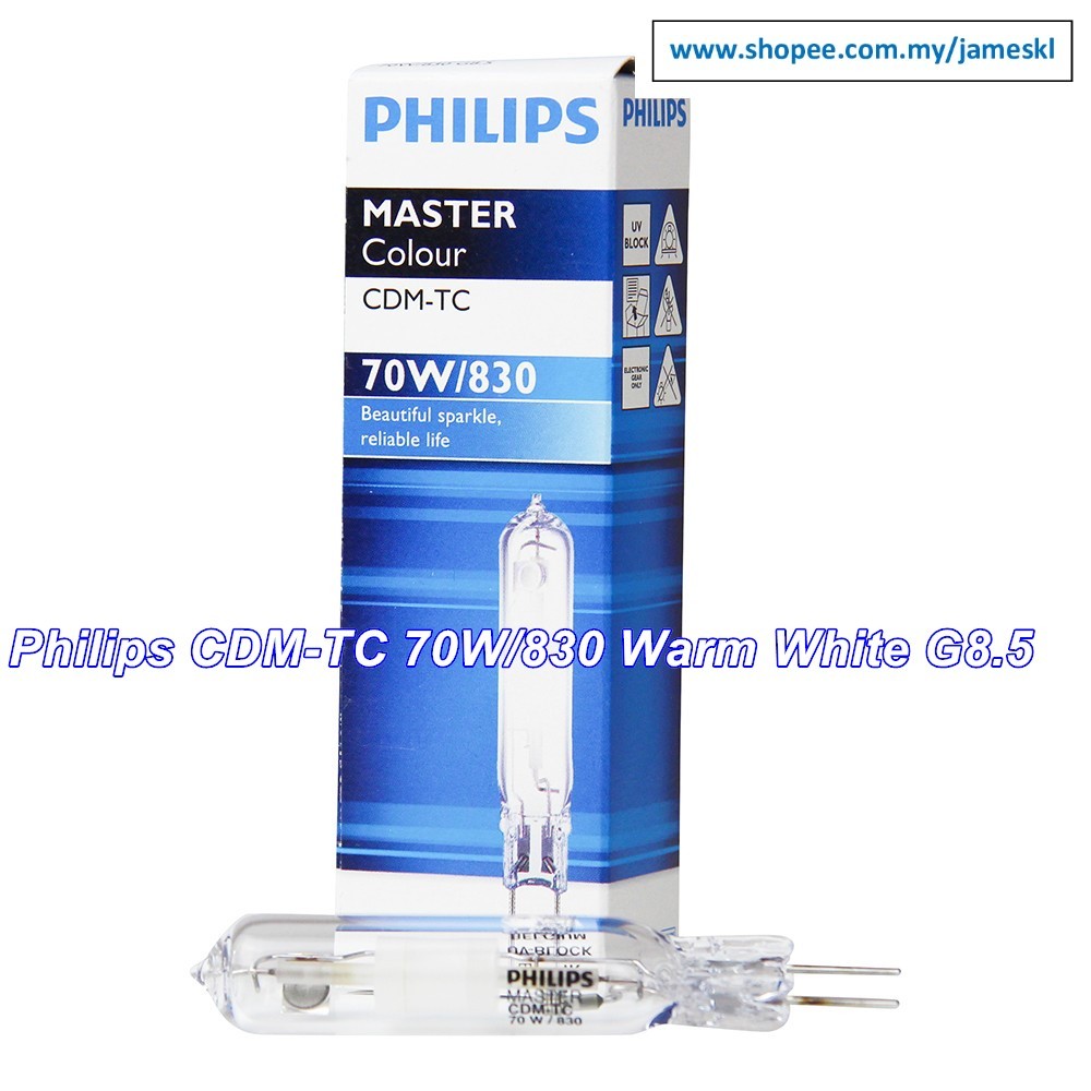 Philips MASTERColour CDM-TC 70W/830 G8.5 (made in Belgium)