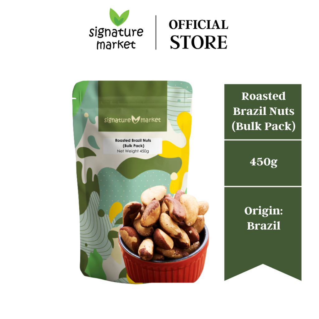 Signature Market Roasted Brazil Nut (Bulk Pack)(450g)