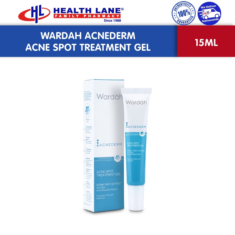 Wardah Acnederm Acne Spot Treatment Gel (15ml