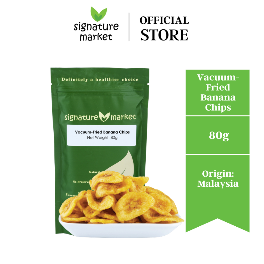 Signature Market Vacuum-Fried Banana Chips (80g)