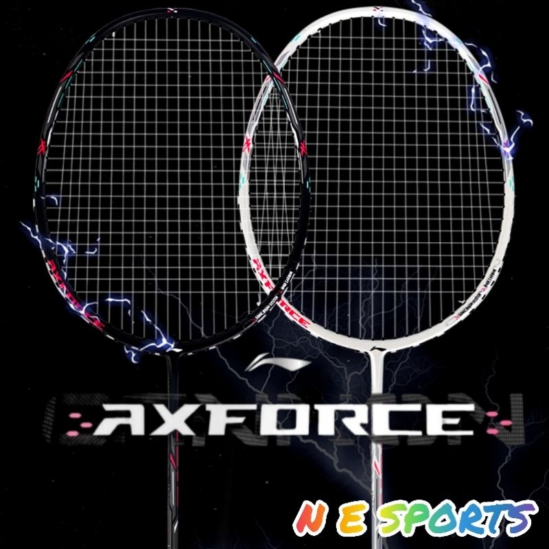 LINING AXFORCE CANNON 李宁雷霆小钢炮 BADMINTON RACKET 4UG5 32LBS (Free Full Cover Single Bag & Overgrip & Stringing)