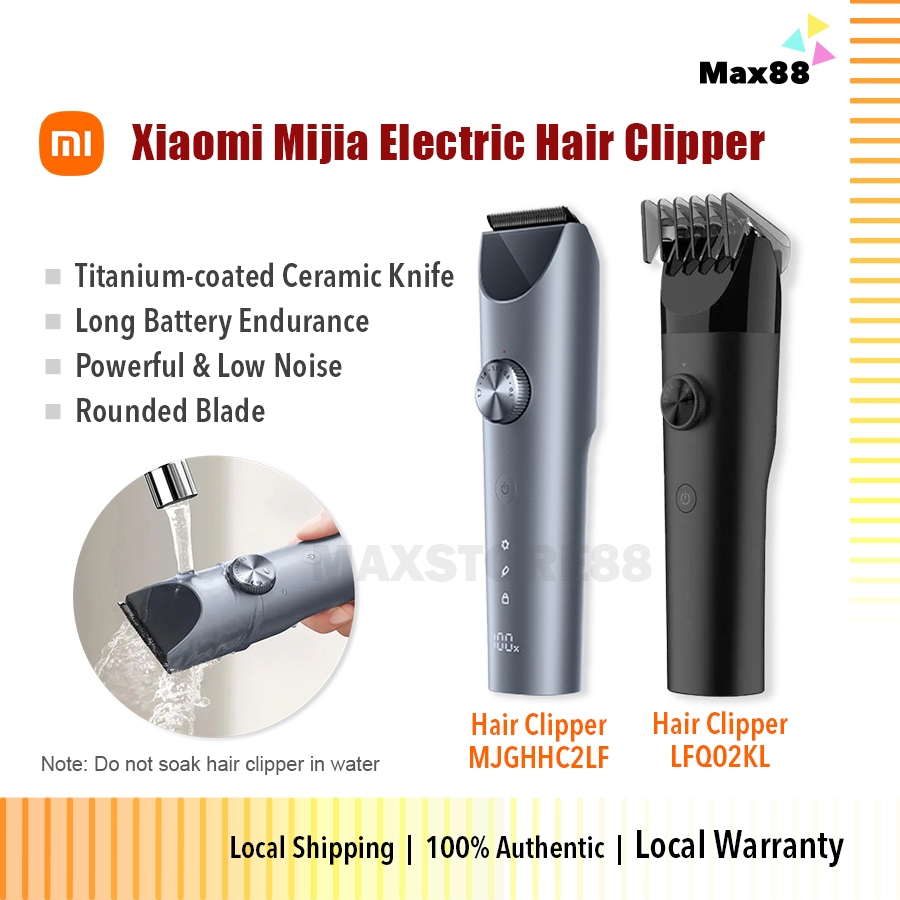 [Global] Xiaomi Mijia Mi Electric Hair Trimmer Clipper Shaver Wireless 0.5-1.7mm Ceramic Knife IPX7 LFQ02KL