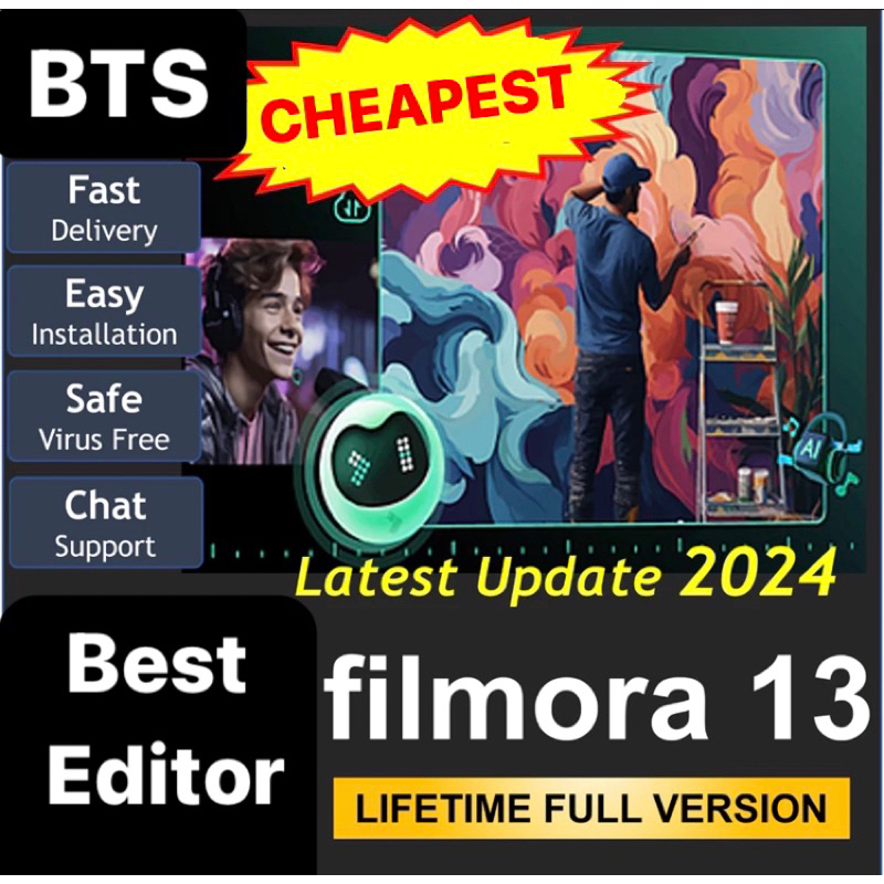 Filmora 13 Window Mac Video Editing