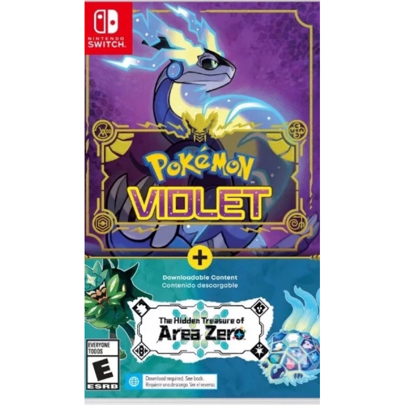 Nintendo Switch Digital Pokémon Violet +Expansion DLC宝可梦紫+DLCThe Hidden Treasures Of Area Zero