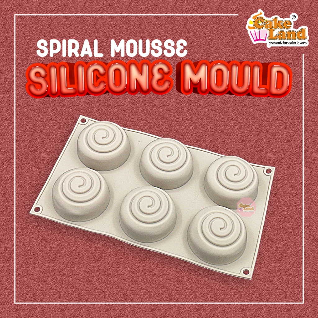 THE BAKER Spiral Mousse Silicone Mould