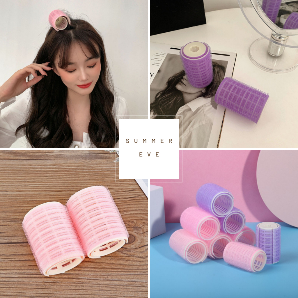 🇲🇾[READY STOCK现货]🇲🇾 2Pcs S/M/L  Hair Root fluffy devices Hair curlers simple and easy hair curler devices空氣劉海卷發筒