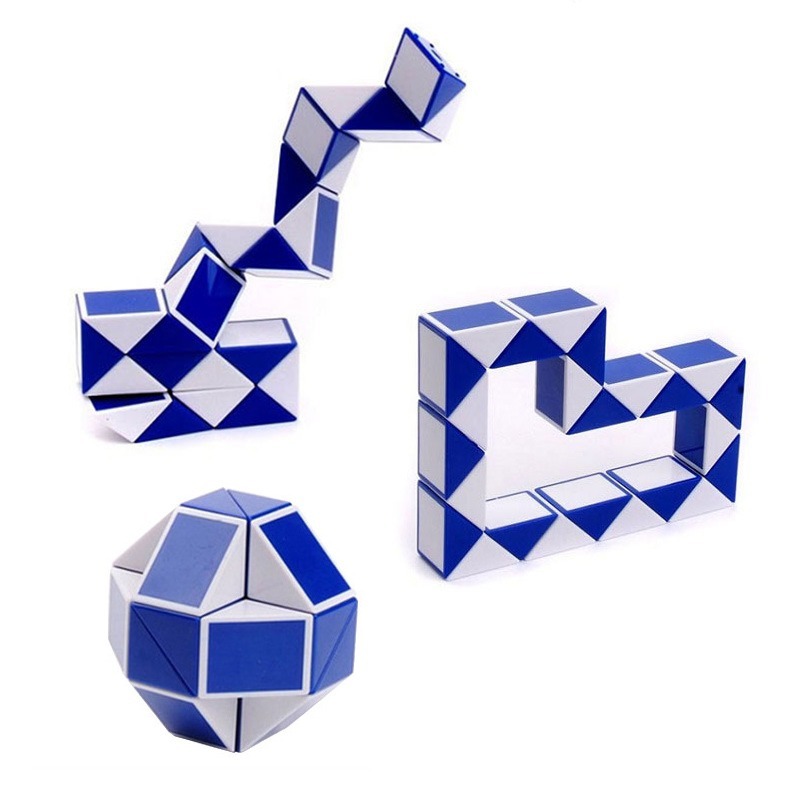 Magic Snake Cube Twist Puzzle Toy for Kids – Enhances Creativity and Problem Solving