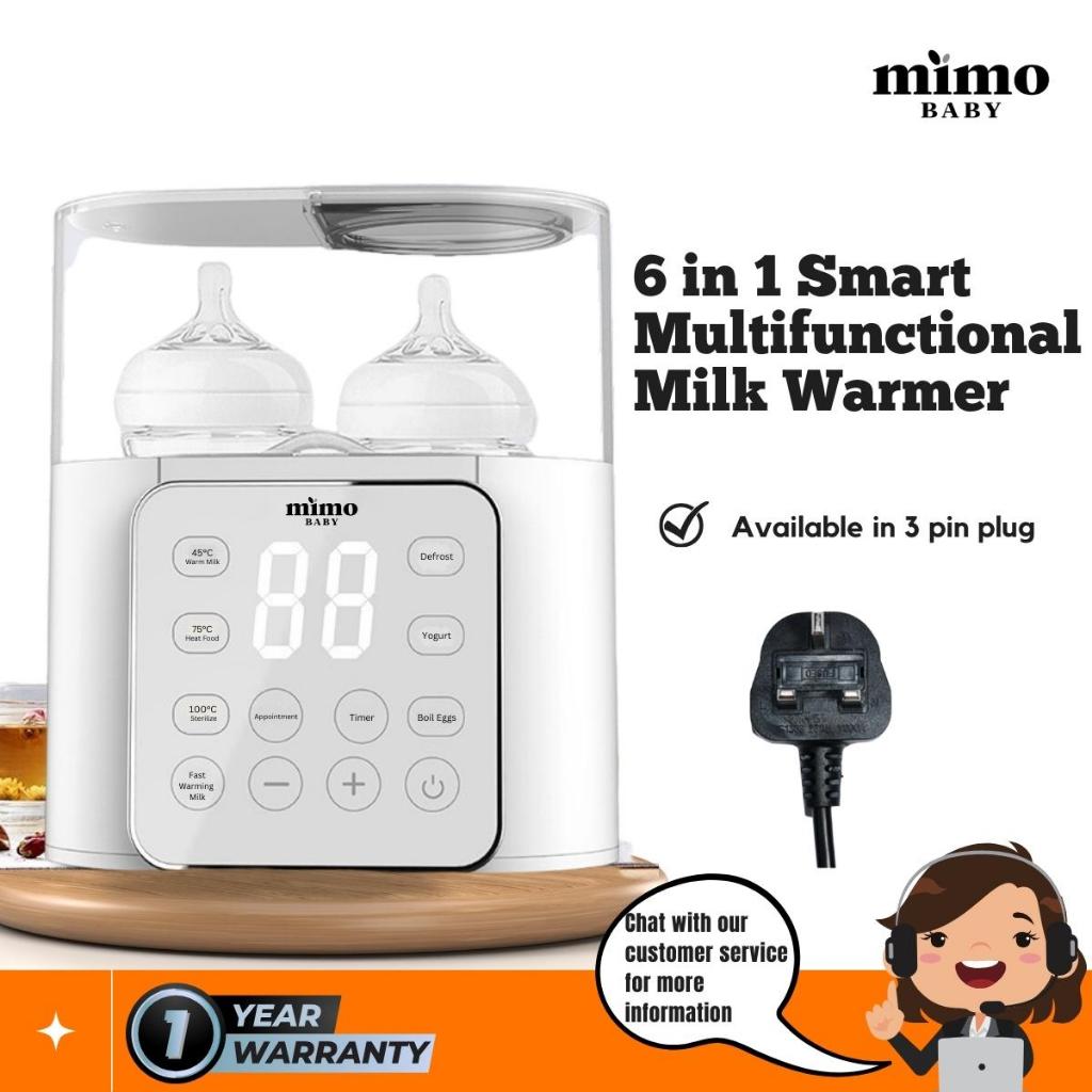 Mimo baby 6 in 1 Smart LED Touch Screen Multifunctional Milk Warmer & Sterilizer