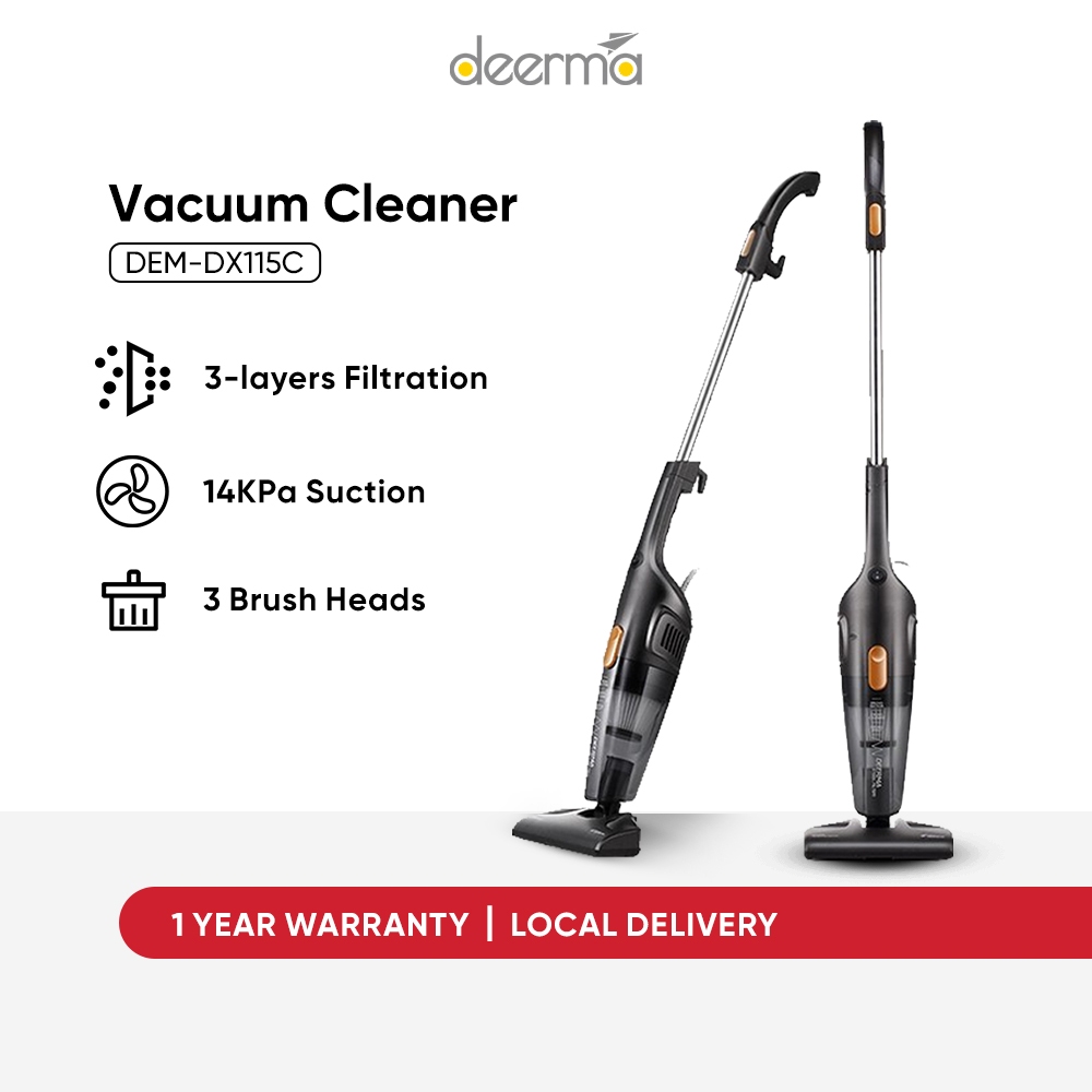 Deerma DX115C Handheld Portable Handheld Vacuum Cleaner 15KPa HEPA 2 in 1 Portable Car Dust Collector