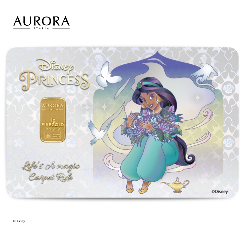 DISNEY X AURORA ITALIA (1g) 999.9 Princess Collection Jasmine 2 Limited Edition&hellip;