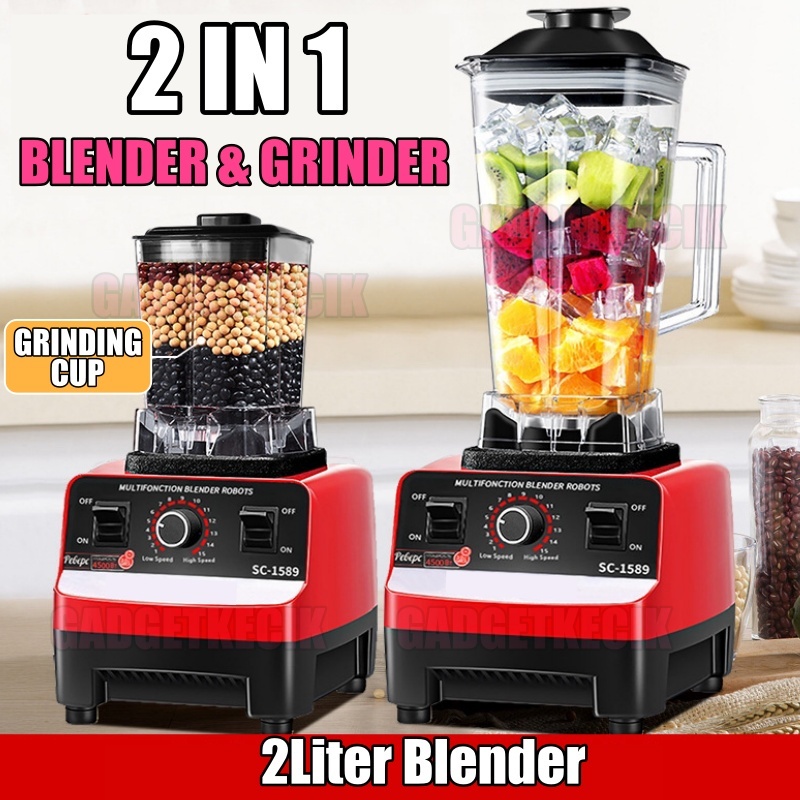 Ice Blender Mixer Juicer High Power Food Processor Ice Smoothie Fruit Electric Blender Soya Juice Maker Powder Grinder