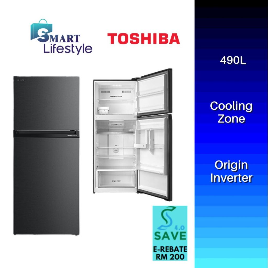 《Save 4.0》Toshiba Inverter Refrigerator (490L) GR-RT559WE-PMY(06) / GR-RT559WE-PMY