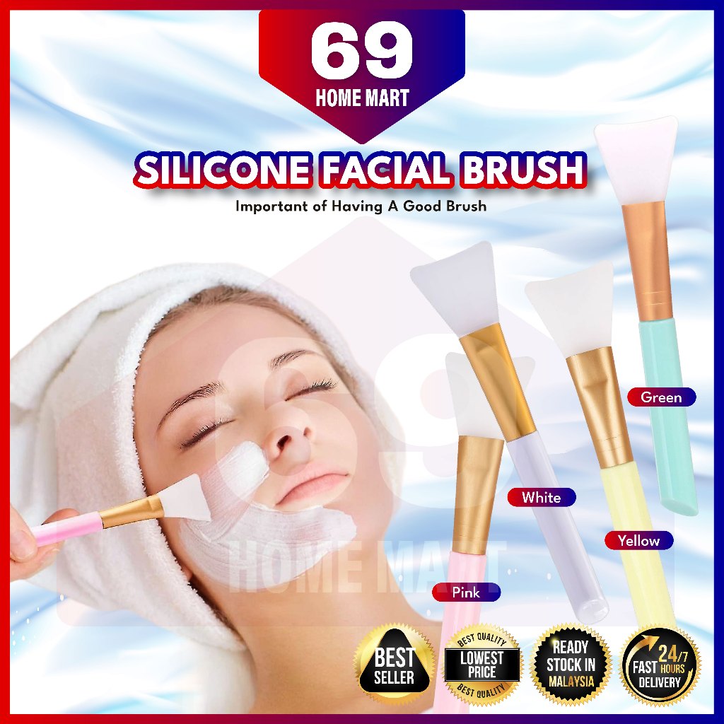 Silicone Facial Mask Silicone Brush Facial Mud Mask Mixing Tool Skin Care Beauty Makeup Brushes Soft Applicator Brush