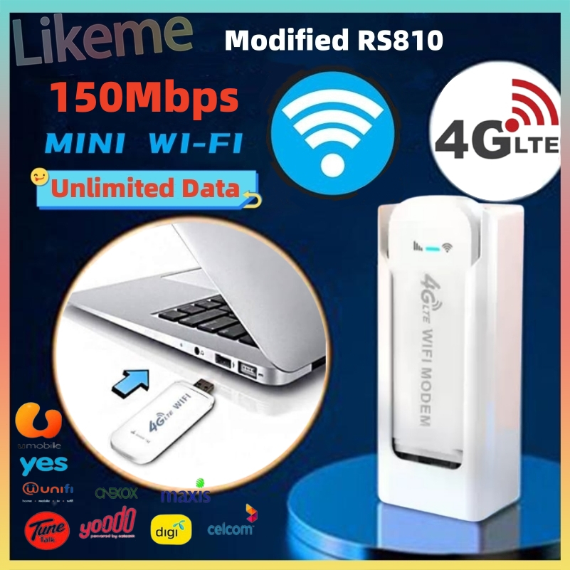 RS810 Modified Moderm WIFI Sim Card Pocket WIFI 4G Router Portable WIFI Unlimited Data Unlocked LTE Hotspot Unifi Router