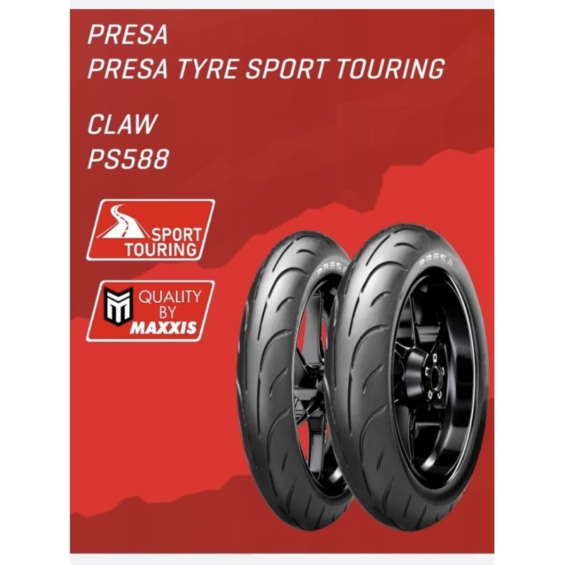 MAXXIS PRESA CLAW PS588 TAYAR SIZE 12INCI 13INCI 14INCI 17INCI 100/90X12 80/90X14 110/70X13 80/80X17