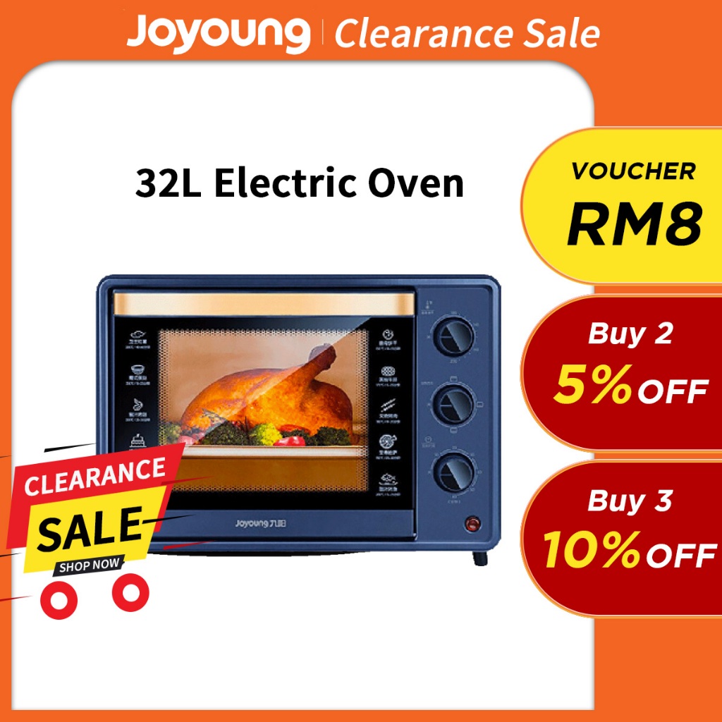 [ Malaysia Real Stock ] Joyoung 九阳 32L Electric Oven 1500W l Oven Rumah l Microwave Oven l Pembakar l Ketuhar Besar