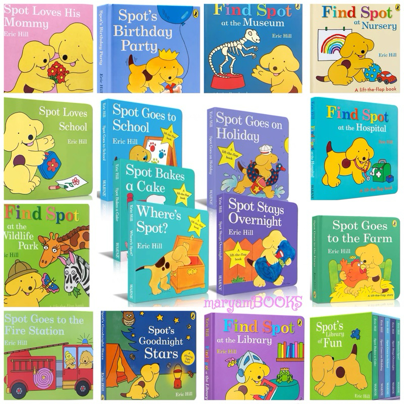 【MaryamBOOKS LIVE 8AM】 ORIGINAL Where’s Spot Spot Goes To School by Eric Hill *Optional Set Price available!