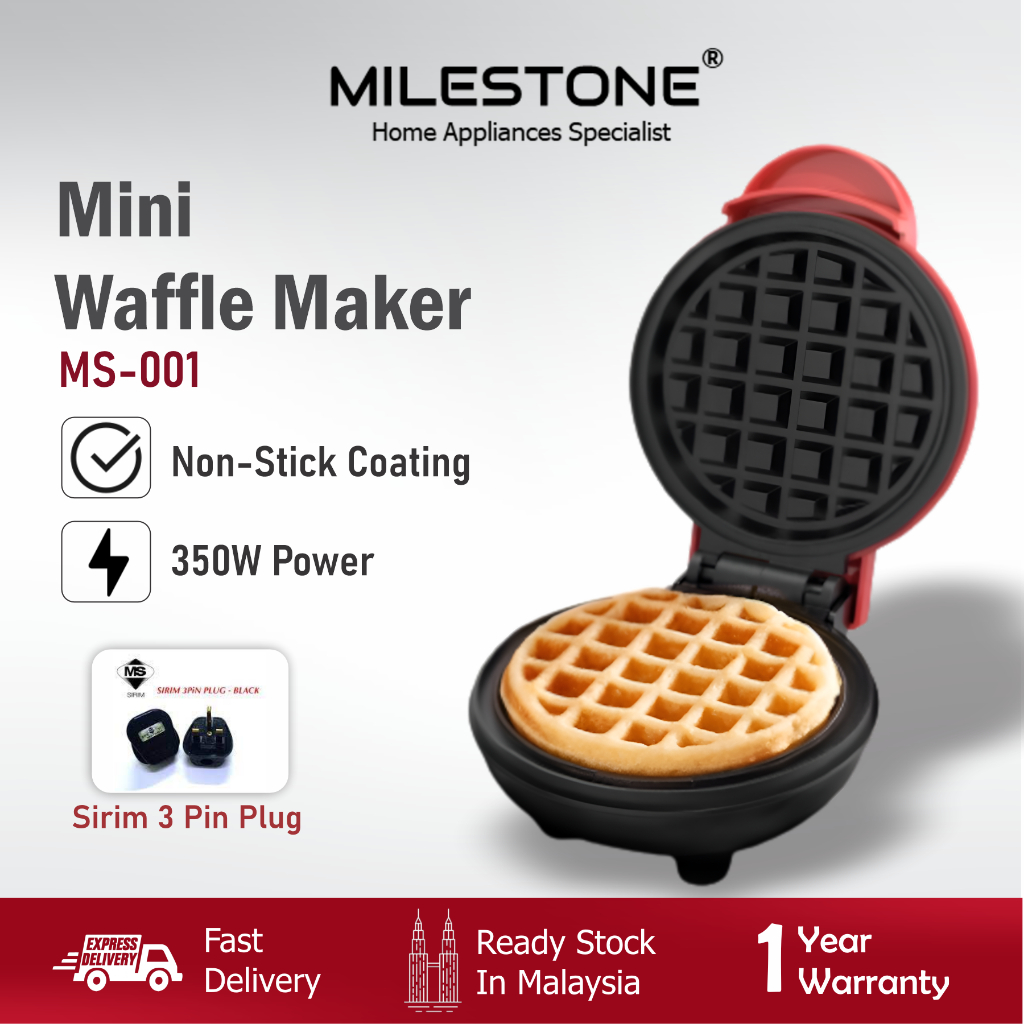 Milestone Mini Waffle Maker MS-001