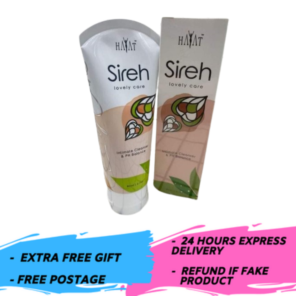 SUPER JIMAT > HAYAT SIREH LOVELY CARE INMATE CLEANSER & PH BALANCE 80ML + FREE GIFT