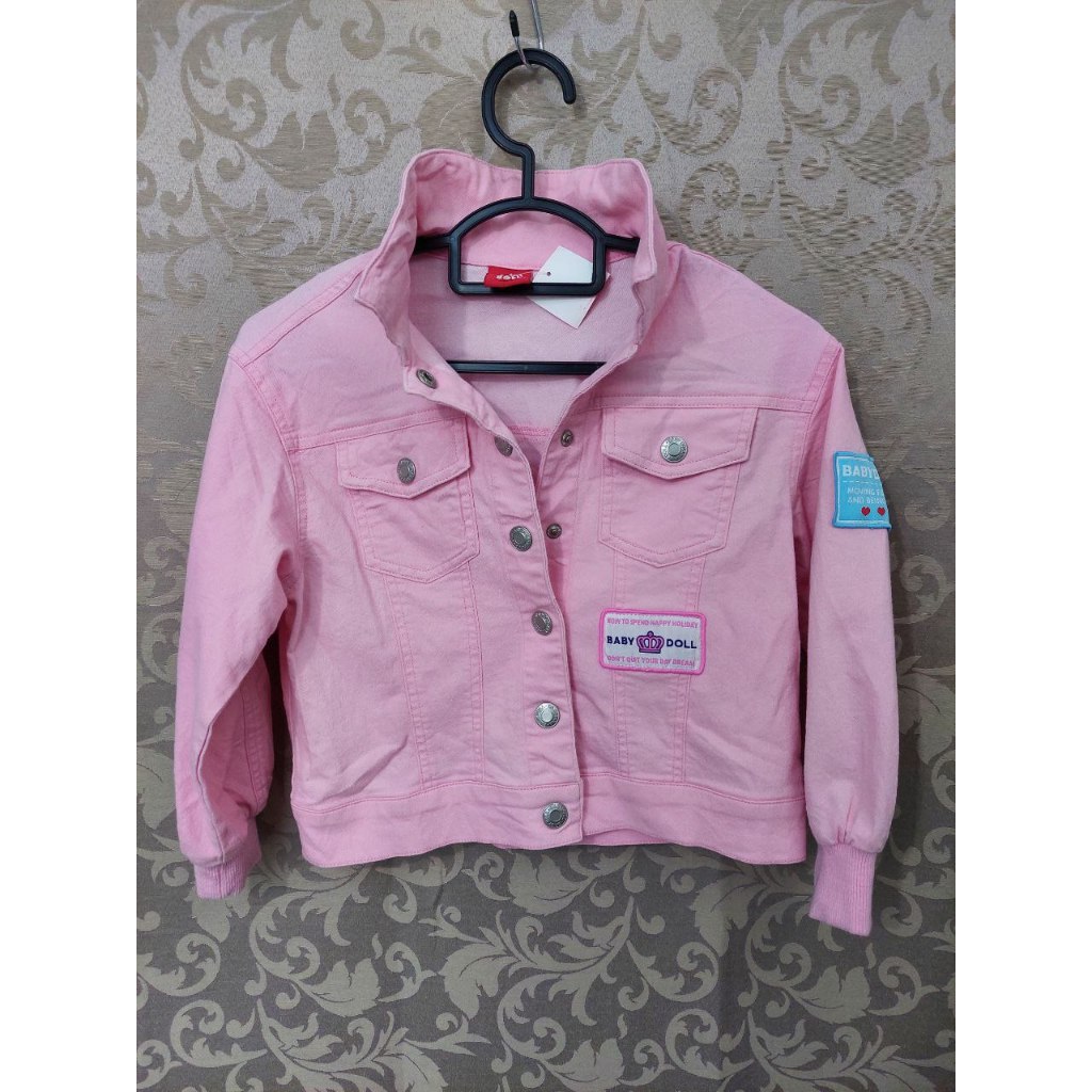 Girl Denim Pink Jacket