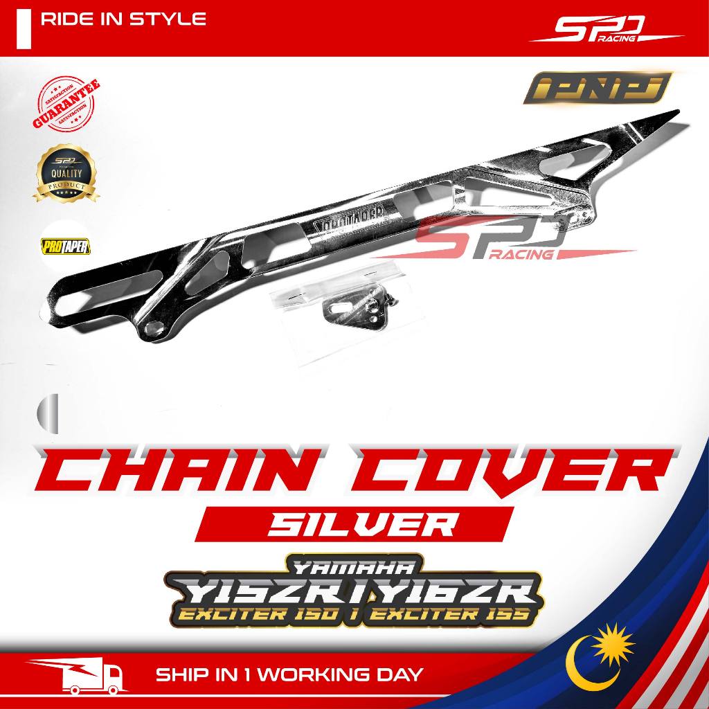 Y15 Y16 Chain Cover Forged PNP Black I Silver Protaper Racing For Y15ZR Y16ZR