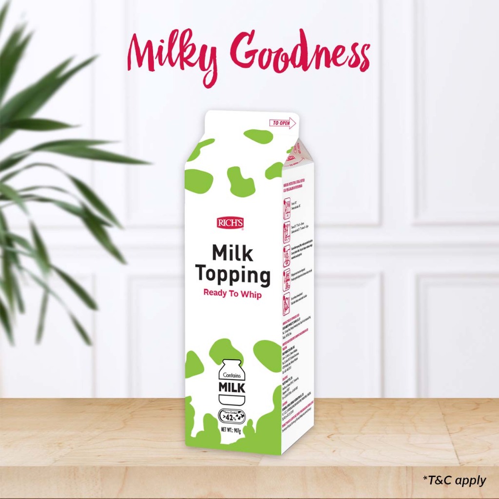 Rich's Milk Topping - Milky Goodness [Klang Valley, Ipoh, Penang, Melaka, JB and Muar]