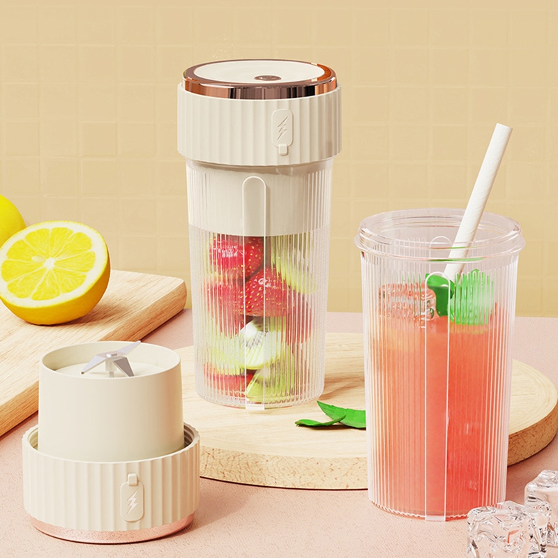 ONEHOME Juice Blender 6 Blades Portable Fruit Juicer Blender Rechargeable Juice Extractor Mini Speed Blender 300ml果汁杯搅拌机