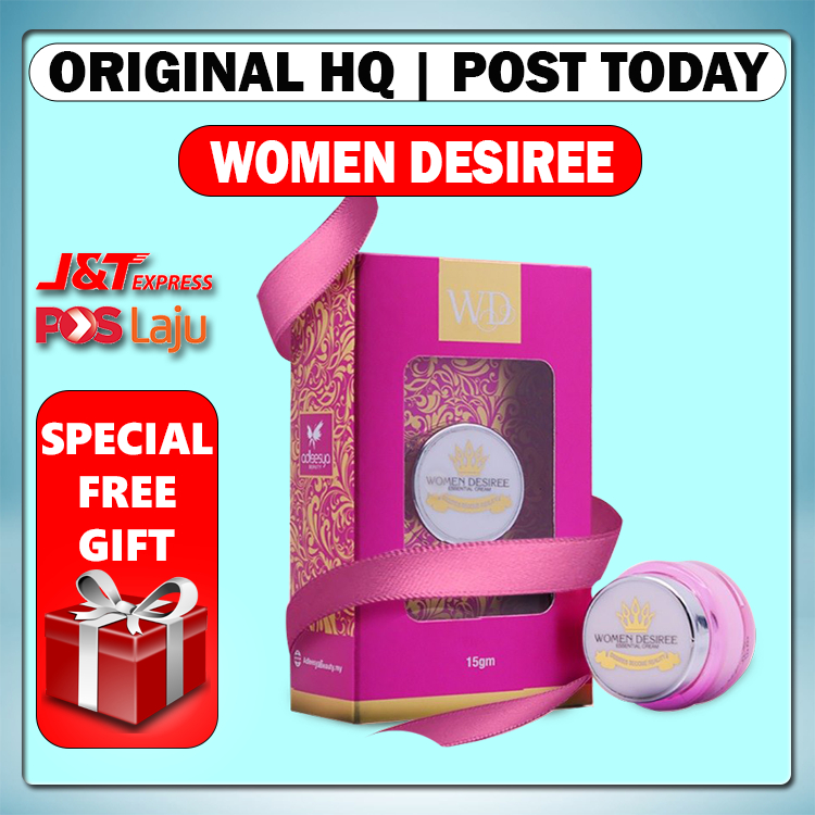 Women Desiree Ageless Cream Kulit Putih Cantik Original HQ 100% Free Gift Murah Ready Stock Desire WDTA WDAC