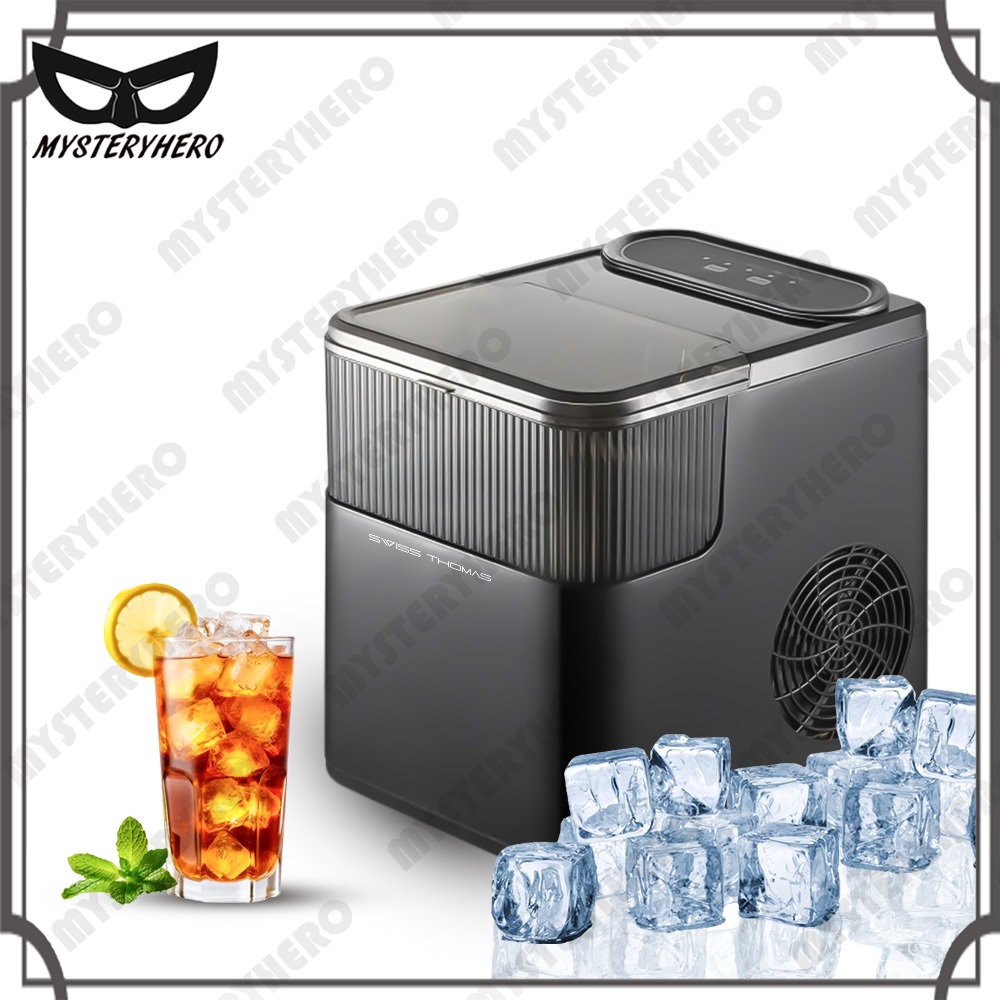 MysteryHero Ice Cube Maker Electric Fast Ice Maker Mini Ice Maker Machine ElectricMesin Ais Batu Mesin Batu Ais 制冰器