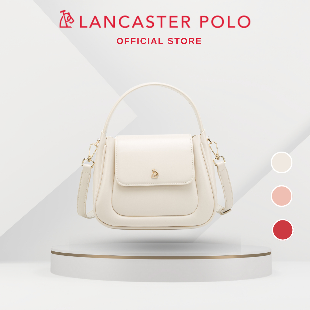 Lancaster Polo Sloane Top Handle bag Women Handbag Crossbody Sling Bag Shoulder Bag Wanita Beg Silang Pink PGMall