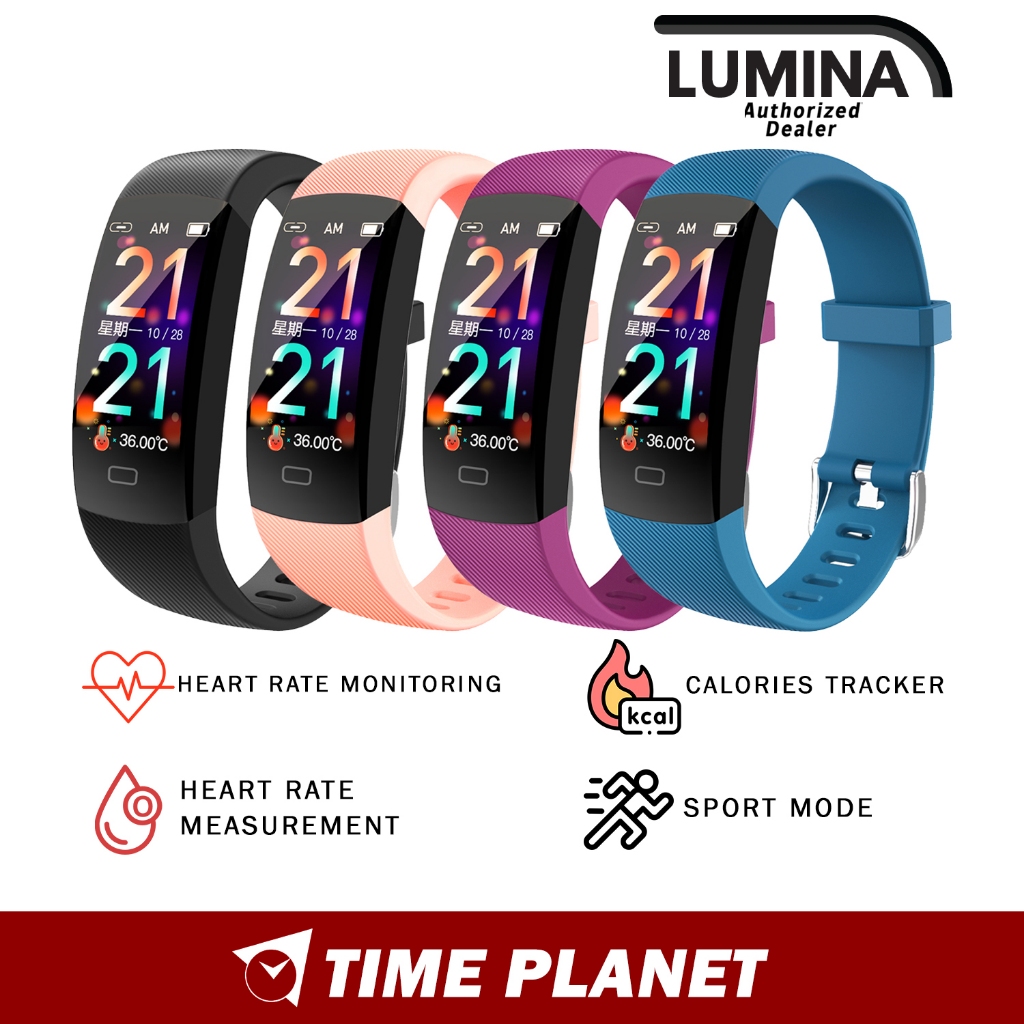 [Official Warranty] LUMINA Smart Watch L6 WATERPROOF Fitness Tracker Full Touch Screen Heart Rate Bluetooth Smartwatch