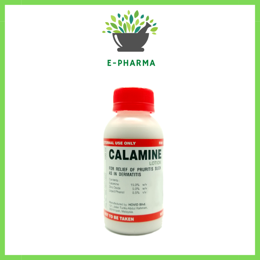 HOVID Calamine Lotion 100ml | Sunburn, insect bites, nappy rashes