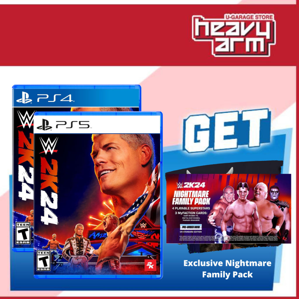 PS5 WWE 2K24 Deluxe Edition | PS4 WWE 2K24 | Wrestling Video Game (English)