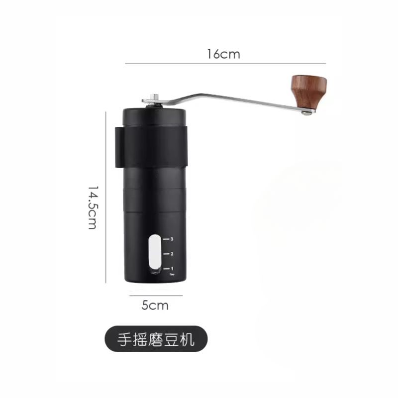 Manual Coffee Grinder | Stainless Steel Coffee Bean Grinder Hand Crank Mill 手动咖啡豆研磨机