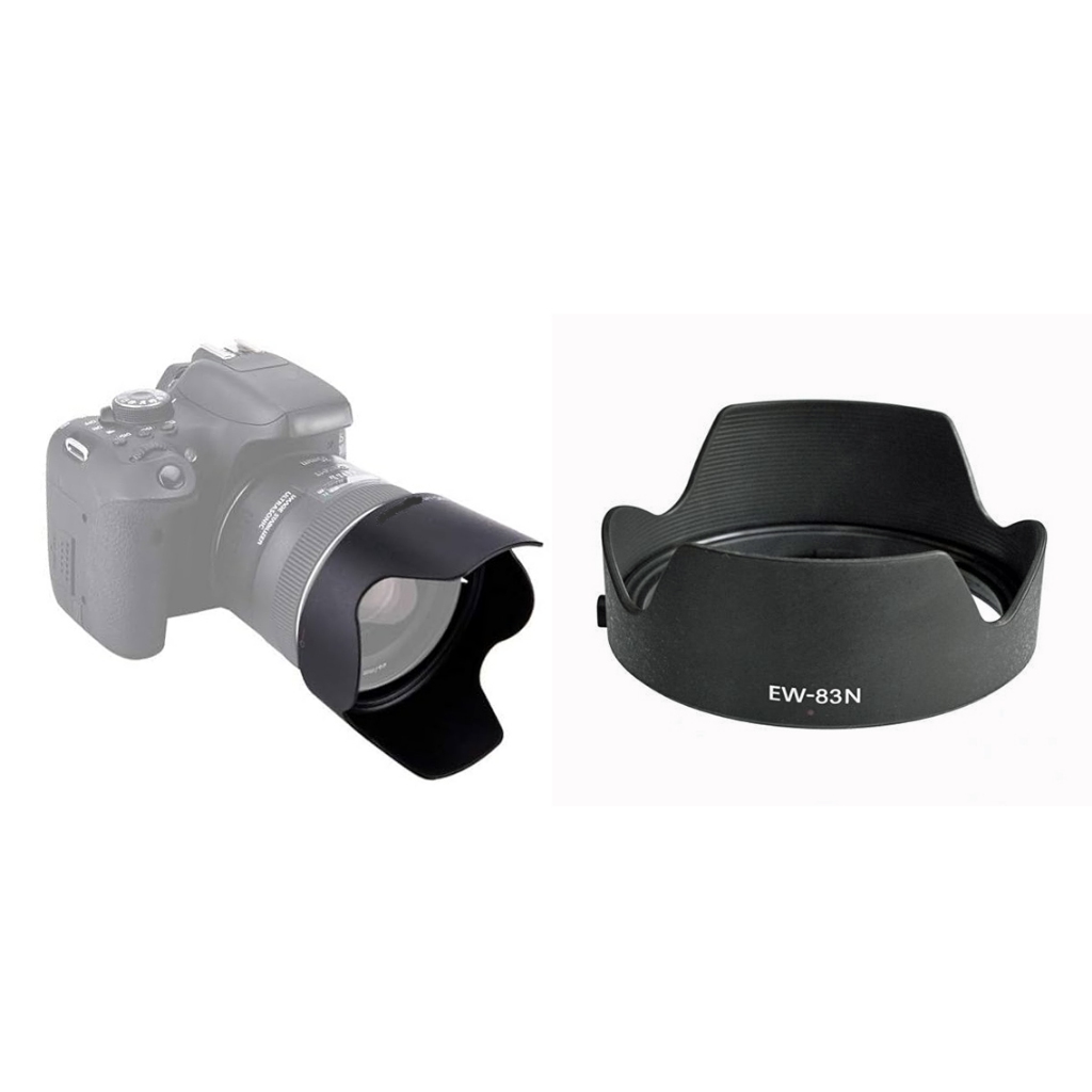 Lens Hood EW-83N for Canon RF 24-105 F4L IS USM RF Lens Lenses Flower-Shape Sun Hood