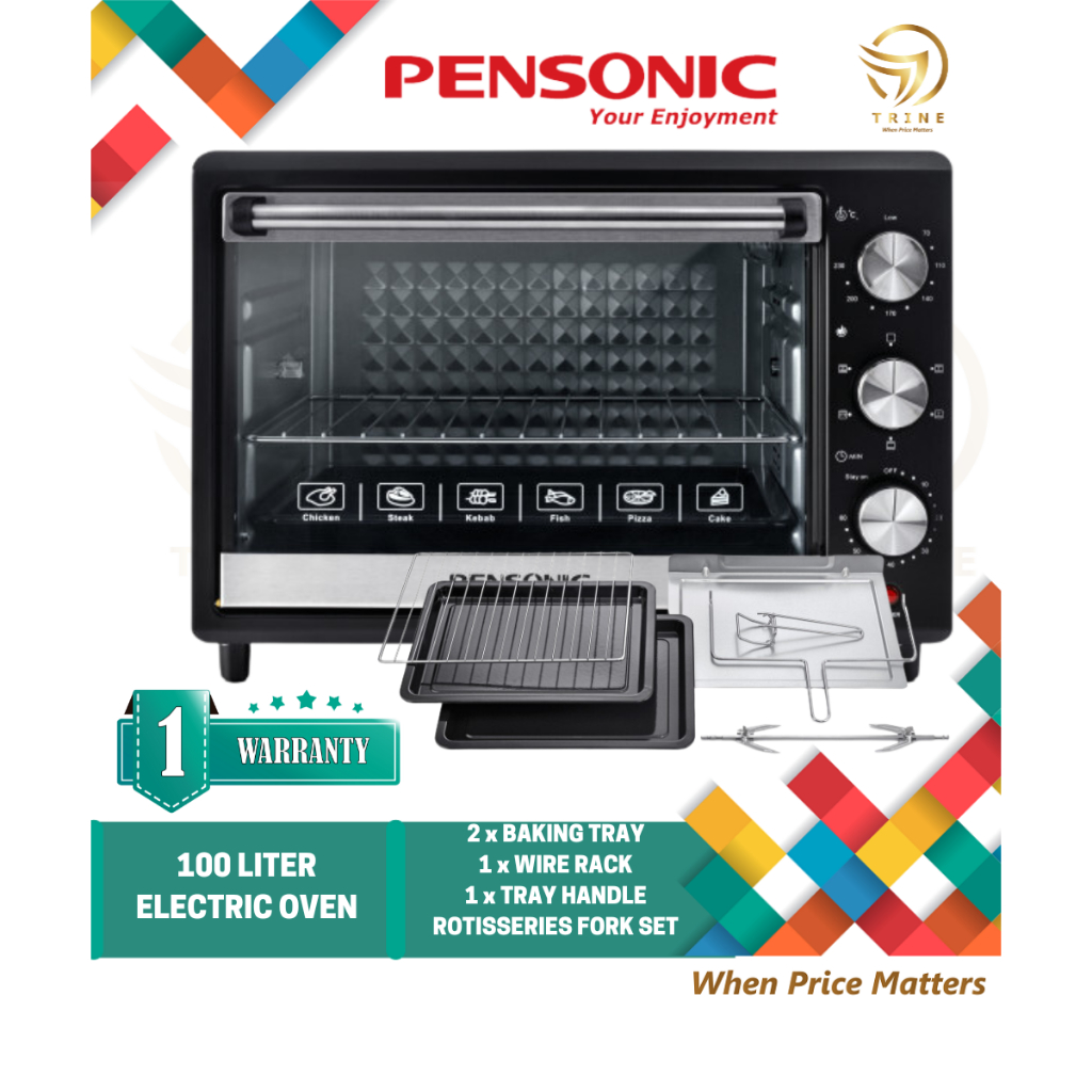 Pensonic 100L Super Large Electric Oven PEO-1111/ The BAKER 100L Oven ESM-100LV2/ MORGAN 100L OVEN MEO-1003RC