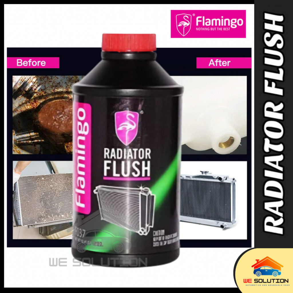 Flamingo Car Radiator Flush Engine Coolant Flush Cooling System Cleaner Heavy Duty Environmental Friendly